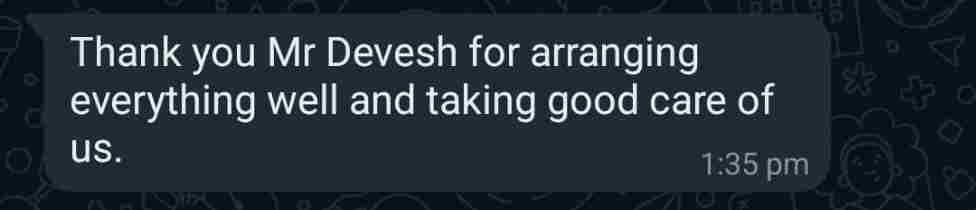 Nagarjuna Travels Customer Testimonial 22